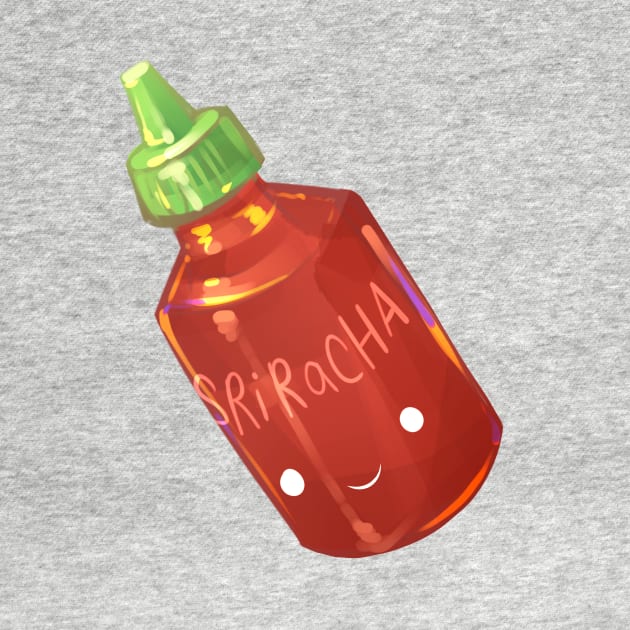 Cute Sriracha by Claire Lin